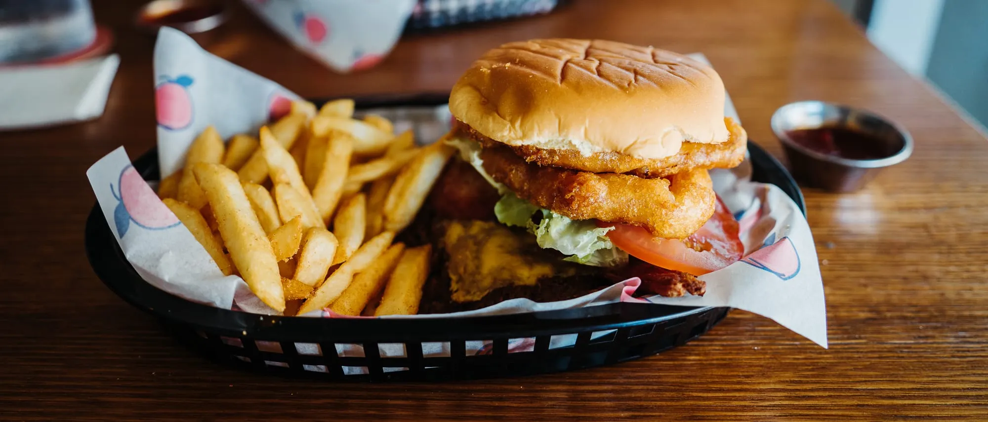 A juicy, loaded burger from one of Perth's best burger joints.