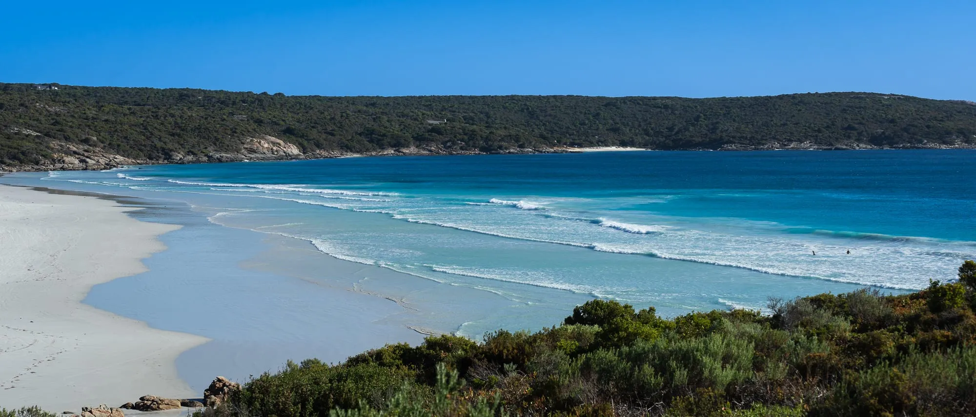 The pristine coastline of Bremer Bay on WA's south coast, a hotspot for whale watching.