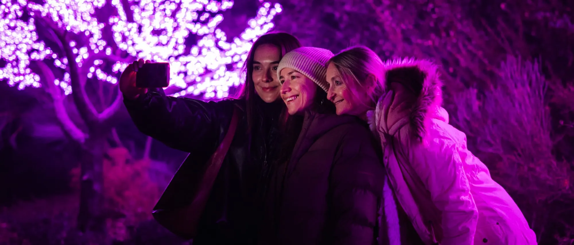 Lightscape is one of the most popular things to do during winter in Perth.