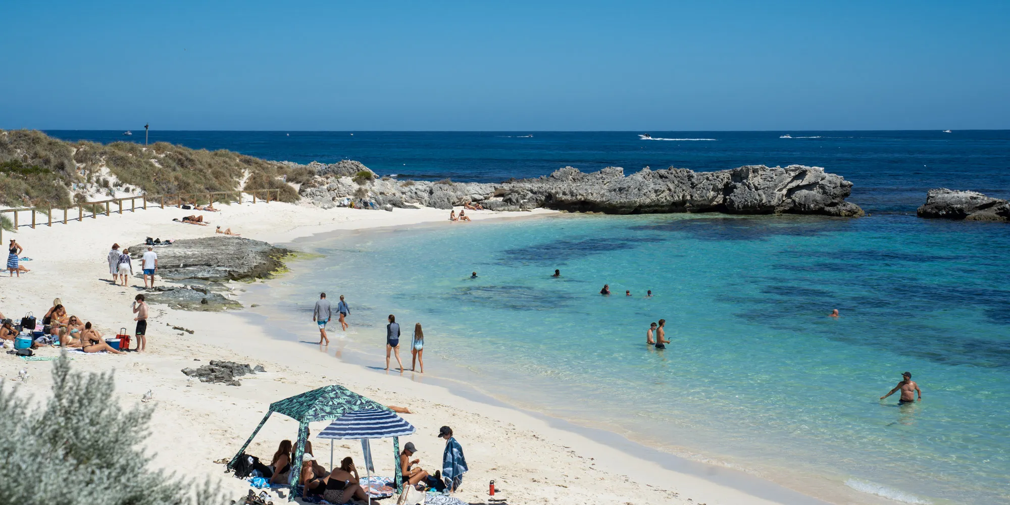 The beaches at Rottnest Island are world-class